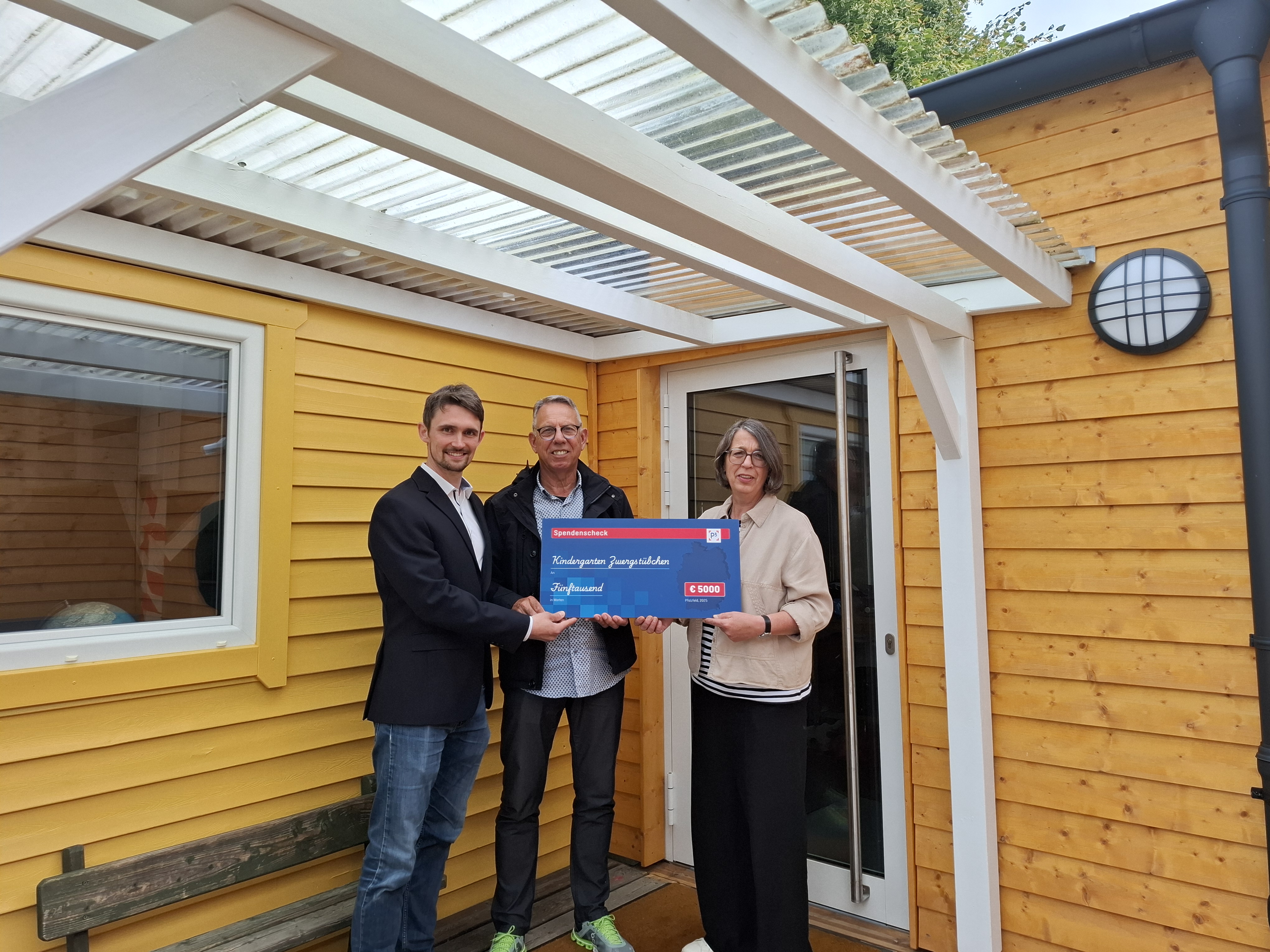 P3 Donates €5,000 to the “Zwergenstübchen” Daycare in Pfalzfeld