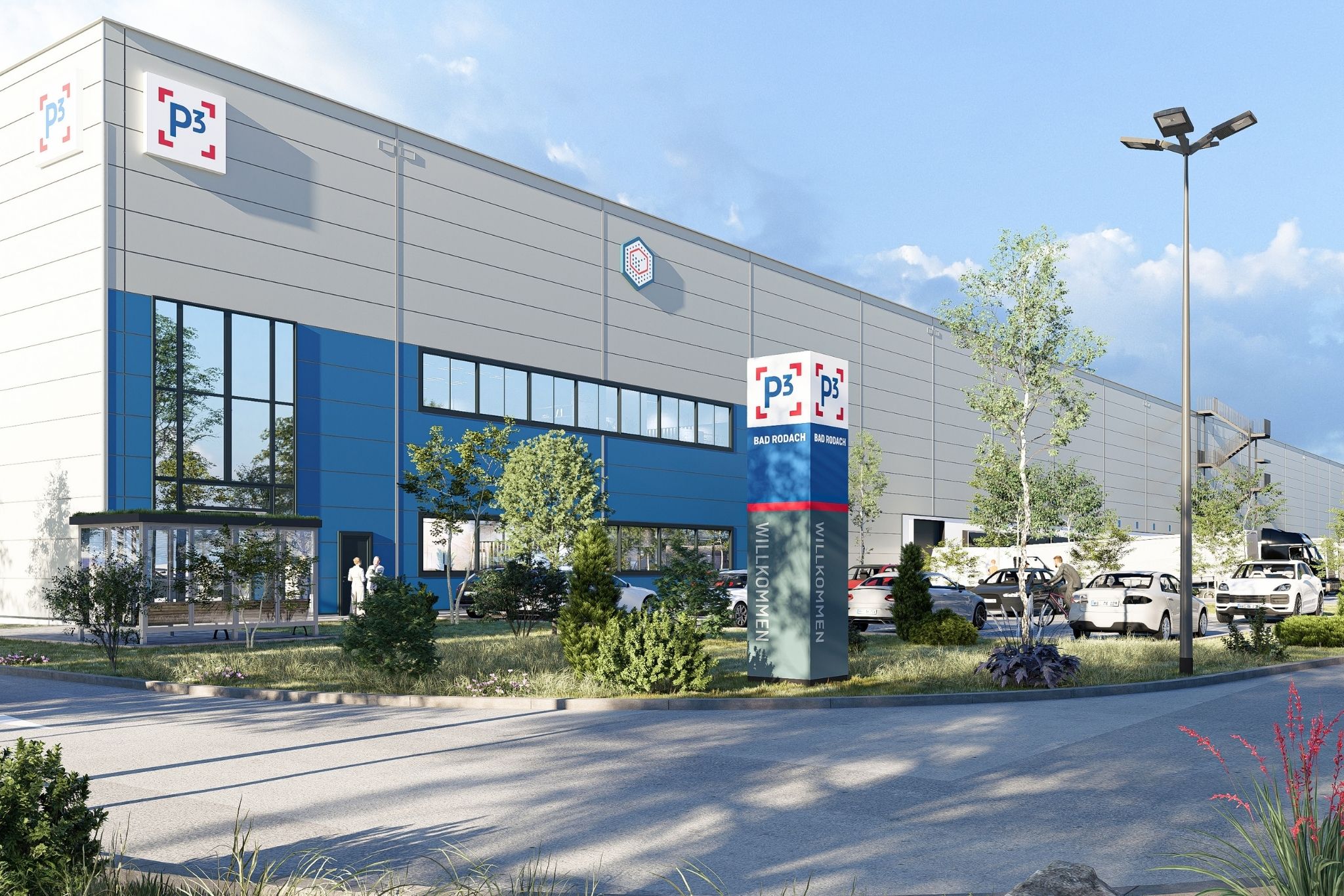 P3 entwickelt erste Build-to-Suit Logistikimmobilie in Deutschland mit 35.609 m² Gesamtmietfläche 