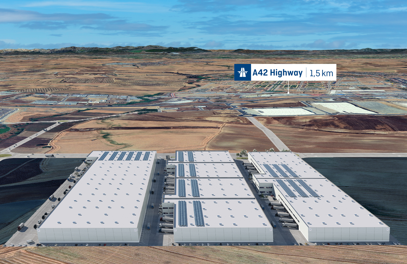 P3 construirá plataformas logísticas de entre 15.000 y hasta 150.000 m² en la nueva Plataforma Central Iberum Norte de Illescas 