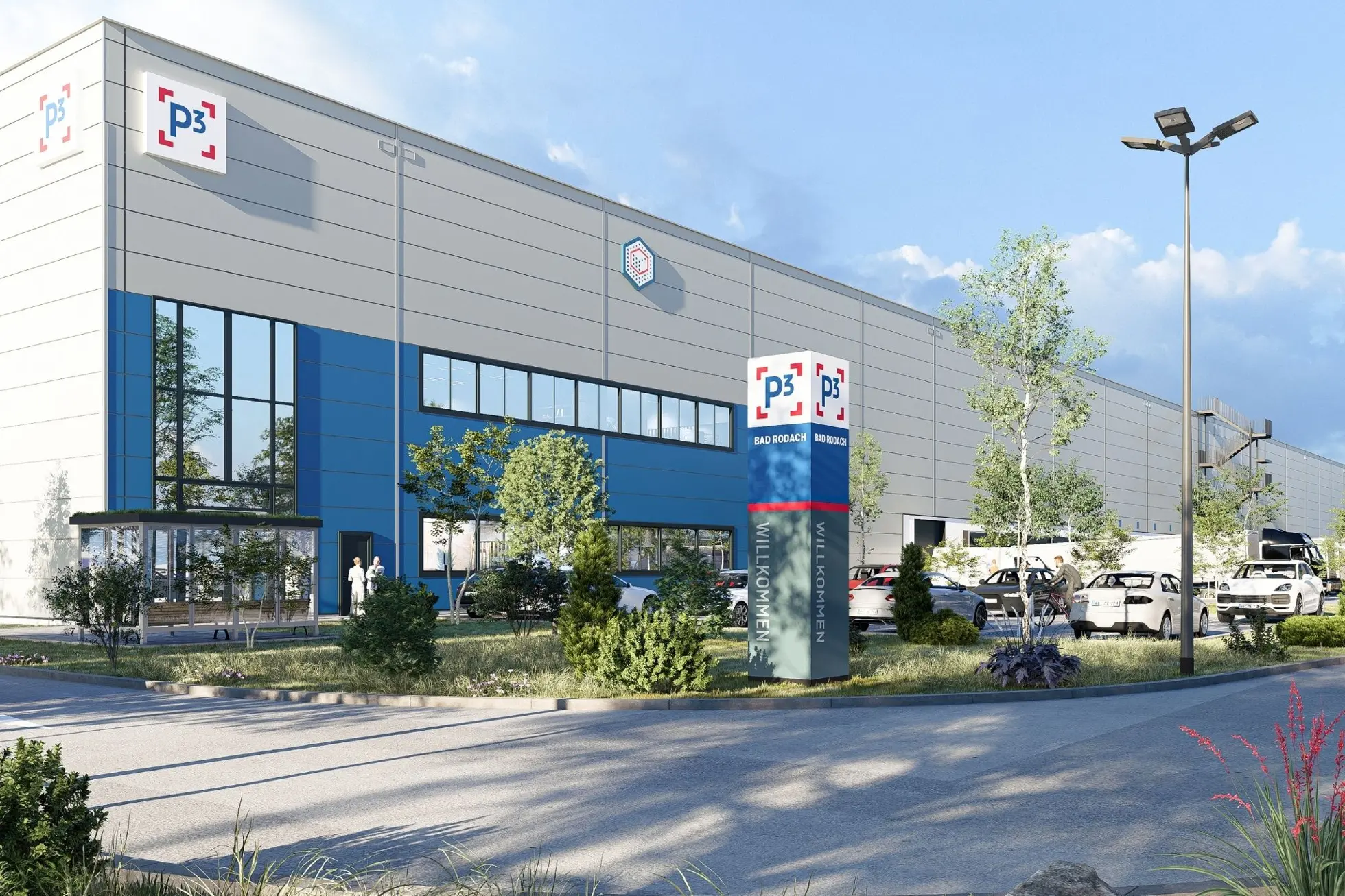 P3 entwickelt erste Build-to-Suit Logistikimmobilie in Deutschland mit 35.609 m² Gesamtmietfläche 